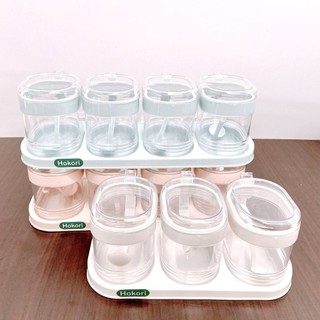 Bộ 4 hũ gia vị hokori việt nhật