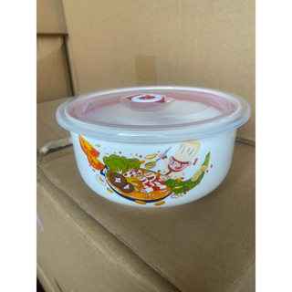 Thố sứ size 15,5cm/ thố sứ nắp hút chân không