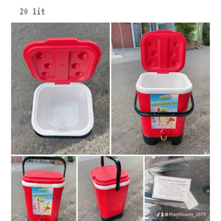 Thùng đá hibox 20 lít có vòi hiệp thành cao cấp