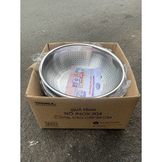 Rổ inox Fivestar Cao cấp 304 30cm Quà tặng từ Vinamilk