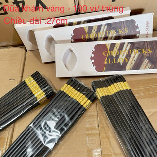 ĐŨA NHỰA HỢP KIM MẠ VÀNG 10 ĐÔI