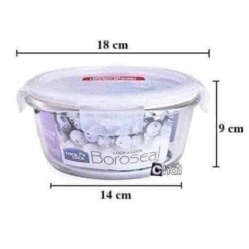Bộ 2 Hộp thủy tinh Lock & Lock 950ml