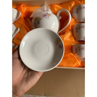Bộ ấm chén pha trà Ceramics Hàn Quốc 6 ly
