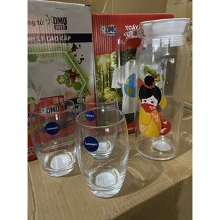 Bộ Bình Ly Thủy Tinh 4 Món
