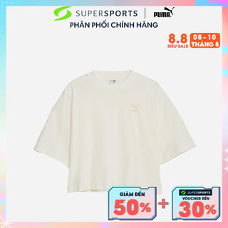Áo thun thể thao nữ puma classics oversized - 62138199