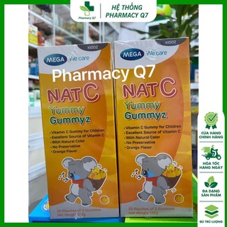 Kẹo dẻo nat c yummy gummyz - bổ sung vitamin c cho trẻ