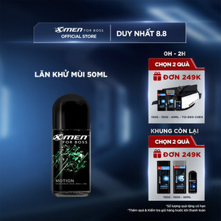 Lăn khử mùi X-Men For Boss Motion 50ml - Mùi hương năng động phóng khoáng