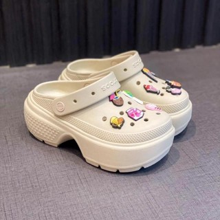  Dép Sục Crocs Clog Đế Xuồng - Cross đế cao tôn dáng 7cm - hàng cao cấp 2024 HOT 