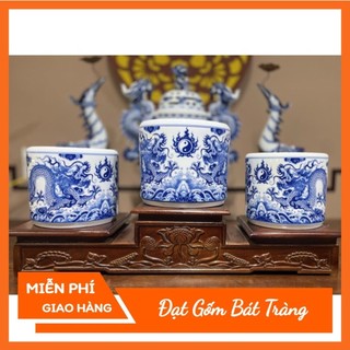 Đế tam cấp 16-14 hàng vip chạm hoa sen