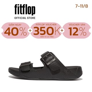 Dép quai ngang nam fitflop gogh - black - mc ha8-001