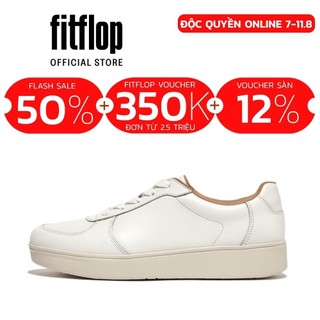 Giày thể thao cổ ngắn nữ fitflop rally - urban white - as gg2-194