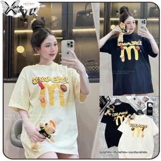 Áo phông gấu demazo mc kèm gấu siêu hot -áo thun nữ hàng quảng châu cao cấp