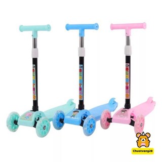 Xe trượt Scooter 3 bánh có bánh xe phát sáng cho bé yêu