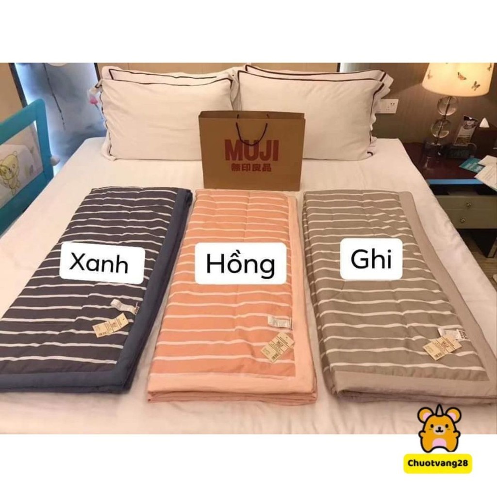 Chăn đũi Muji kẻ xuất Nhật