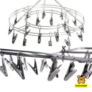 Móc chùm tròn phơi quần áo inox