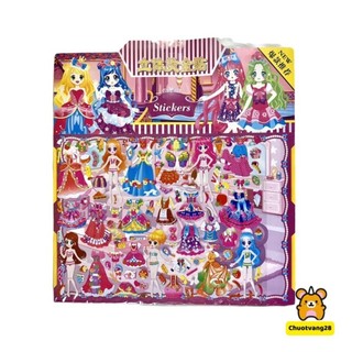 Sticker miếng dán thay váy công chúa