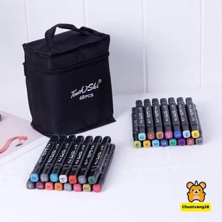 BÚT DẠ 48 CÂY KÈM TÚI TOUCH MÀU ĐẸP CHUẨN