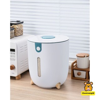 Thùng Đựng Gạo 12Kg Một Chạm Đa Năng Chống Thấm Nước Tiện Lợi