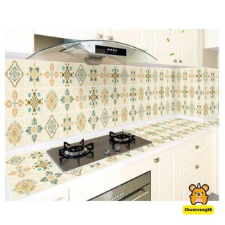 Giấy dán tuờng, dán bếp hoa văn cách nhiệt, chống thấm