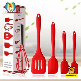 Set 5 dụng cụ nấu ăn silicon cao cấp
