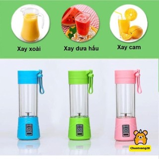 Máy Xay Sinh Tố, Máy Xay Đa Năng Mini HM-03 cổng usb tiện dụng