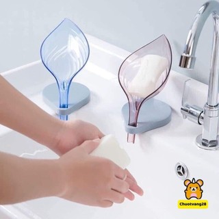 Khay để bánh xà phòng hình lá hút chân không