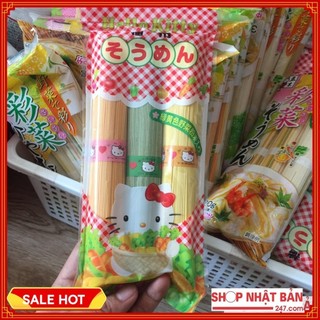 [Date 2021] Mì Somen rau củ Hello Kitty cho bé, 300g - Nhật Bản