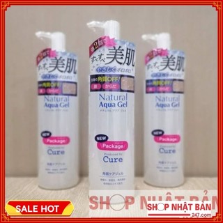Tẩy da chết Cure Natural Aqua Gel nội địa Nhật Bản 250ml