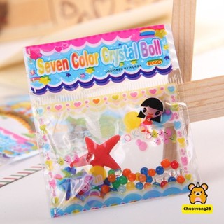 Gói 100 hạt nở sắc màu kèm thú xinh xắn ngộ nghĩnh