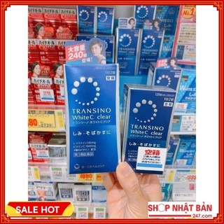 Viên uống trắng da Transino White C Clear Nhật Bản