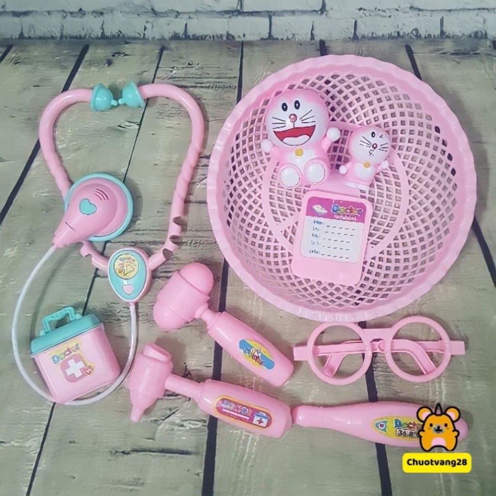 GIỎ ĐỒ CHƠI BÁC SĨ CHO BÉ