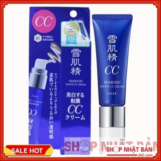 Kem nền CC Kose Sekkisei White Cream SPF50+/PA++++ 30g Nhật Bản