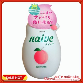 SỮA TẮM NAIVE Nhật Bản 530g