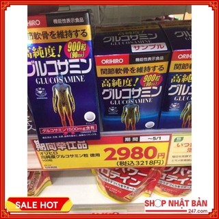 Viên uống bổ xương khớp glucosamine orihiro 950 viên nhật bản