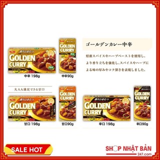 [Tổng kho HN] Viên nấu cà ri S&B Golden Curry 198g Nhật Bản