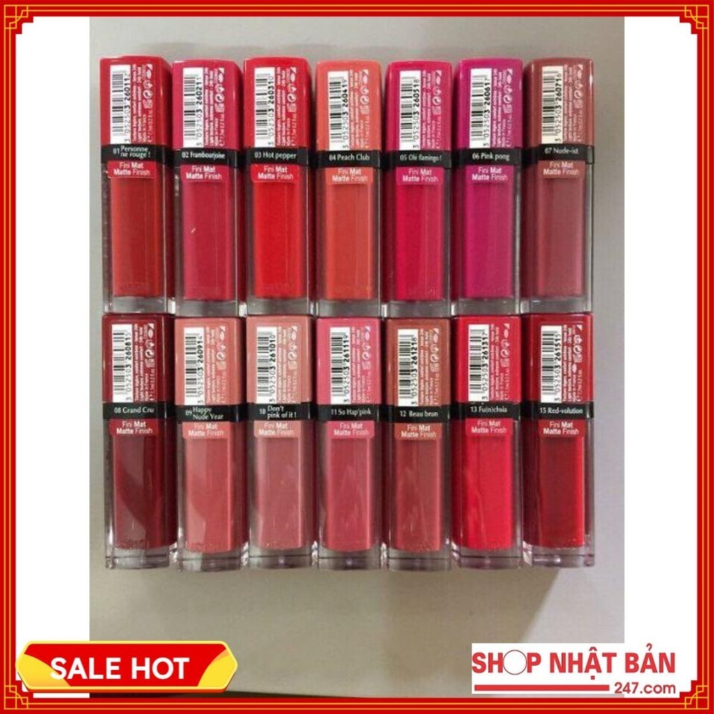 Son Bourjois Rouge Edition Velvet của Pháp - 100% Authentic