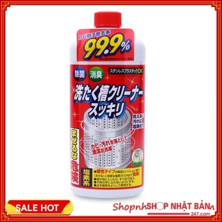 Combo 2 chai nước tẩy lồng máy giặt Nhật Bản Rocket chai 550g - 100% Authentic
