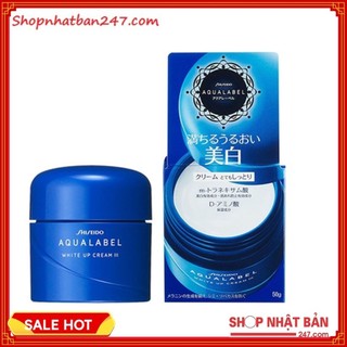 Kem dưỡng da shiseido aqualabel màu xanh 50g - 100% Authentic
