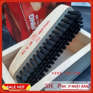 Bàn chải đánh giày cán gỗ cao cấp Anchor - nhập khẩu Thái Lan