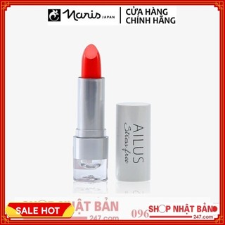 [Chính hãng] Son lì mịn môi Naris Ailus Stress Free Lipstick 4g
