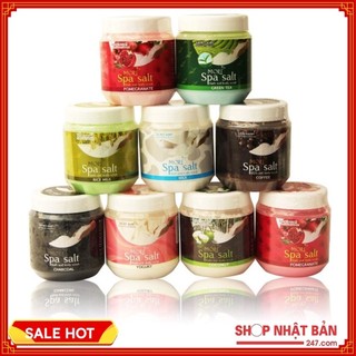 Muối tắm tẩy tế bào chết mori spa salt bath & body scrub 700g