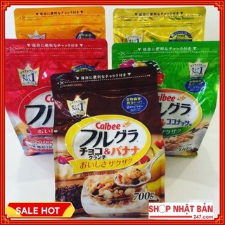 [Tổng kho Ngũ cốc hoa quả Calbee Nhật Bản - các màu