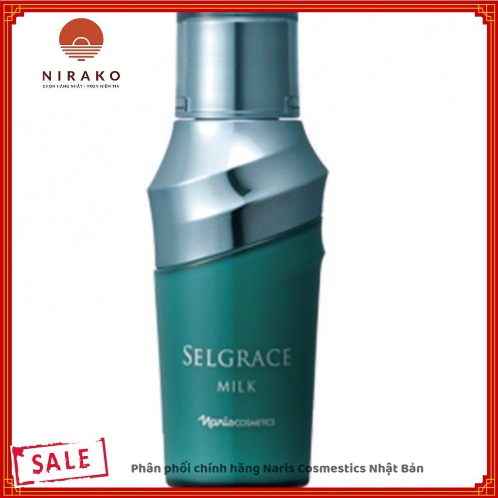 Sữa dưỡng da Selgrace Milk Mỹ Phẩm Naris Cosmetics Japan Nhật Bản 80ml