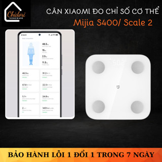 HOẢ TỐC - Cân thông minh XIA0Ml Scale 2/ Cân đo chỉ số cơ thể S400 (Fullbox chính hãng)