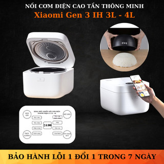 HCM GIAO 2H - Nồi cơm điện Xiaomi Mijia Gen 3 - Cao tần và áp suất (Có kết nối App)- BH 12 Tháng