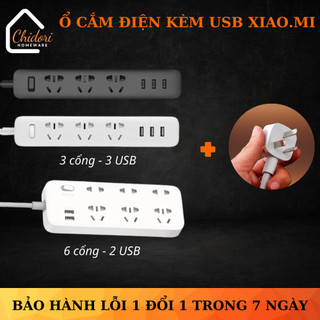 Ổ cắm điện XIA0.MI 3 cổng 2A1C tích hợp sạc nhanh 20W/ Lydsto 2A1C YCXCZ01 (Fullbox)