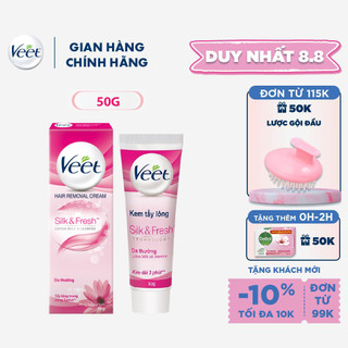 [Mã VEE1503 Giảm 12%] Kem Tẩy Lông Cho Da Thường Veet Silk Fresh 50G