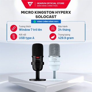 Micro Kingston HyperX SoloCast Black/ White
