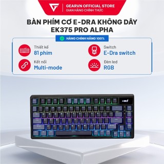 Bàn phím cơ e-dra không dây ek375 pro alpha blue/brown/red switch