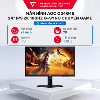 Màn hình AOC Q24G4E 24" IPS 2K 180Hz G-Sync chuyên gaming, đồ họa
